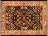 handmade Transitional Brown Beige Hand Knotted RECTANGLE 100% WOOL area rug 6x9